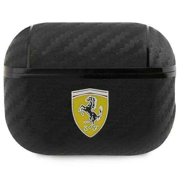 Ferrari FESAP2CABK AirPods Pro 2(2022/2023) cover czarny/black On Track PU Carbon
