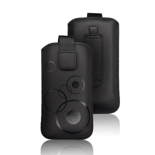Etui Deko iPhone 12/ 12 Pro czarny/Samsung Xcover 5/ S21 5G/ Note/Note 2/Note 3