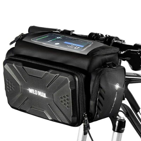 WILDMAN Torba na ramę roweru GS6 3L      uchwyt rowerowy czarna/black