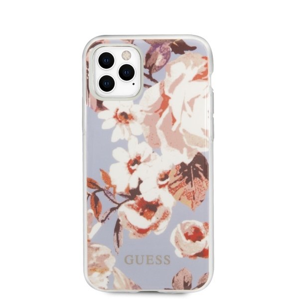 Guess GUHCN65IMLFL02 iPhone 11 Pro Max liliowy/lilac N°2 Flower Collection