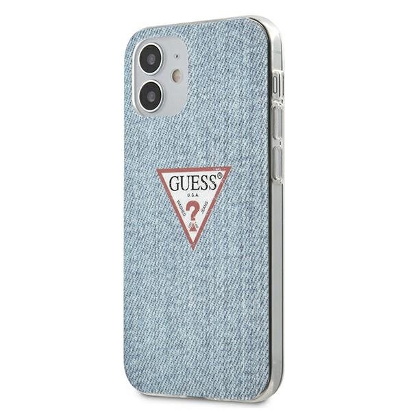 Guess GUHCP12SPCUJULLB iPhone 12 mini 5,4&quot; niebieski/light blue hardcase Jeans Collection