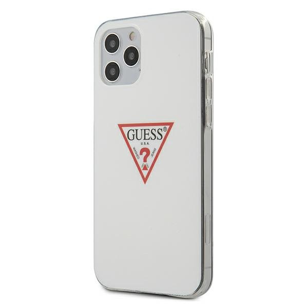 Guess GUHCP12MPCUCTLWH iPhone 12/12 Pro 6,1&quot; biały/white hardcase Triangle Collection