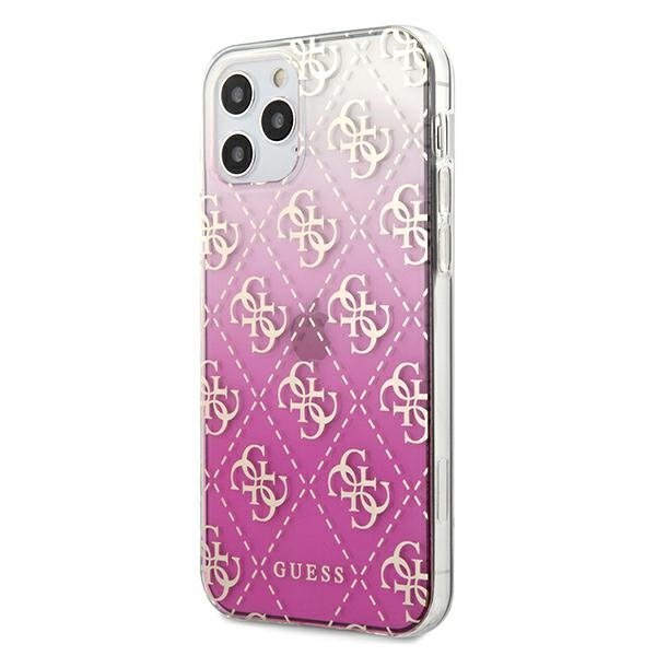Guess GUHCP12LPCU4GGPI iPhone 12 Pro Max 6,7&quot; różowy/pink hardcase 4G Gradient