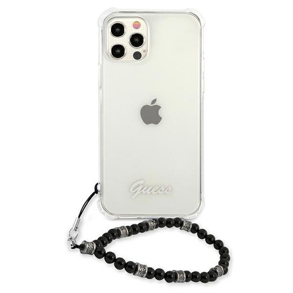 Guess GUHCP12LKPSBK iPhone 12 Pro Max6,7&quot;  Transparent hardcase Black Pearl