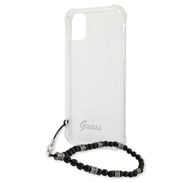 Guess GUHCP12LKPSBK iPhone 12 Pro Max6,7&quot;  Transparent hardcase Black Pearl