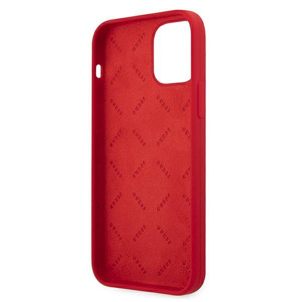Guess GUHCP12LLSPEWRE iPhone 12 Pro Max 6,7&quot; czerwony/red hard case Peony Collection