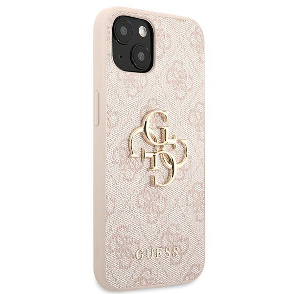 Guess GUHCP13M4GMGPI iPhone 13 / 14 / 156.1&quot; różowy/pink hardcase 4G Big Metal Logo