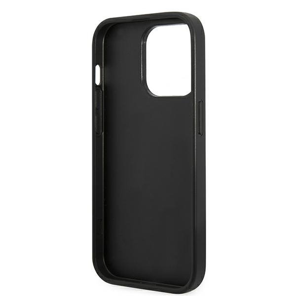 Guess GUHCP14LHGGSHK iPhone 14 Pro 6,1&quot; czarny/black hard case Glitter Script