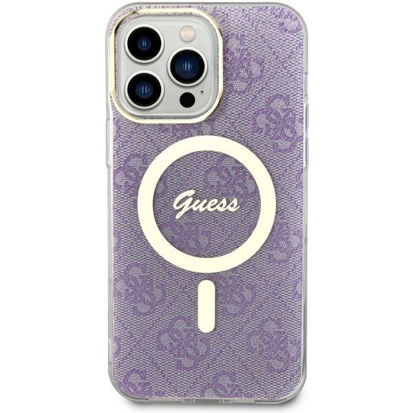 Guess GUHMP14XH4STU iPhone 14 Pro Max 6.7&quot; purpurowy/purple hardcase 4G MagSafe