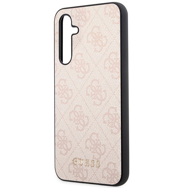 Guess GUHCSA54G4GFPI A54 A546 różowy/pink hard case 4G Metal Gold Logo