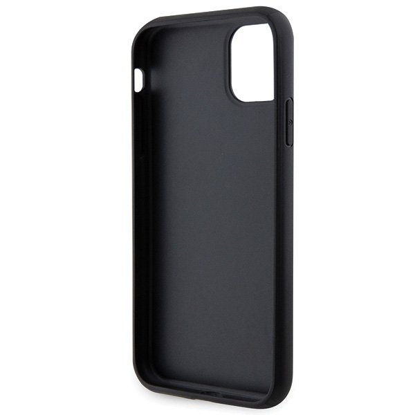 Guess GUHCN61P4TDSCPK iPhone 11 / Xr 6.1&quot; czarny/black hardcase Crossbody 4G Metal Logo