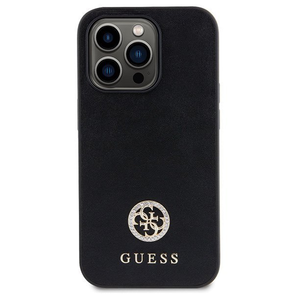 Guess GUHCP13XPS4DGPK iPhone 13 Pro Max 6.7&quot; czarny/black hardcase Strass Metal Logo