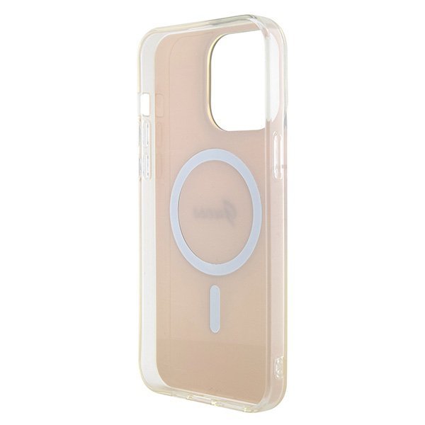 Guess GUHMP15XHITSP iPhone 15 Pro Max 6.7&quot; różowy/pink hardcase IML Iridescent MagSafe