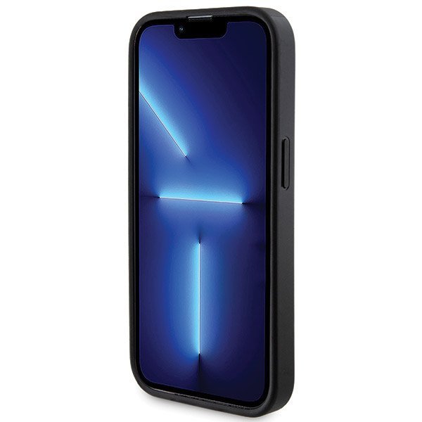 Zestaw Guess GUBPM5P15X4GEMGK iPhone15 Pro Max 6.7&quot; hardcase + Powerbank 5000mAh MagSafe czarny/black 4G Metal Logo