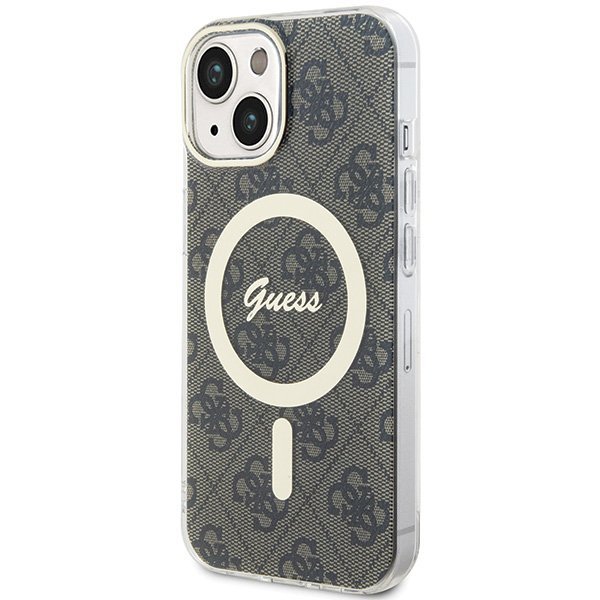 Guess GUHMP15SH4STW iPhone 15 / 14 / 136.1&quot; brązowy/brown hardcase IML 4G MagSafe