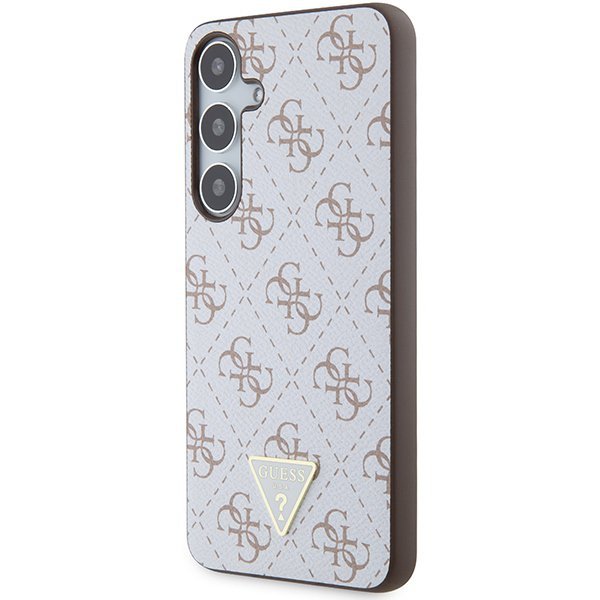 Guess GUHCS24MPG4GPH S24+ S926biały/white hardcase 4G Triangle
