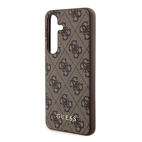 Guess GUOHCSA55G4GFBR A55 A556 brązowy/brown hardcase 4G Metal Gold Logo
