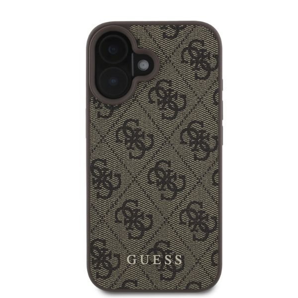 Guess GUHCP16SG4GFBR iPhone 16 6.1&quot; brązowy/brown hardcase 4G Classic