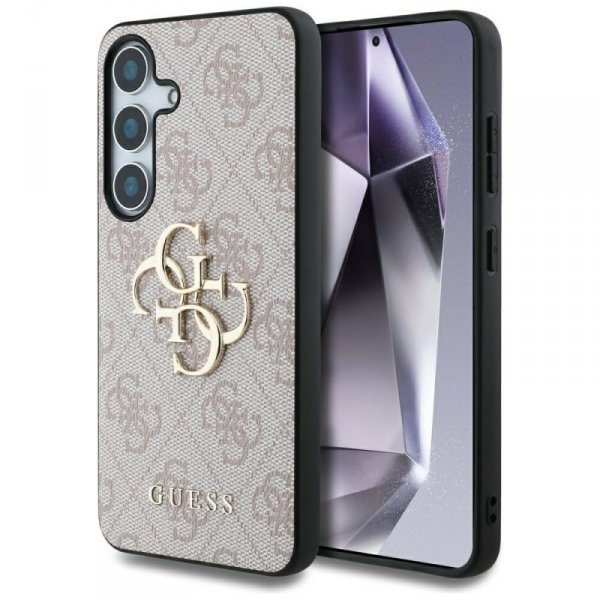 Etui Guess Big 4G Logo Classic Logo do   Samsung Galaxy S25+ różowy