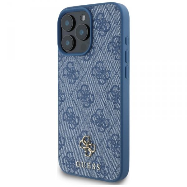 Etui Guess HC PU 4G Small 4G and Classic do iPhone 16 Pro Max MagSafe niebieski