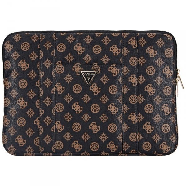 Torba Guess Sleeve 14" Peony Pocket      Triangle czarny