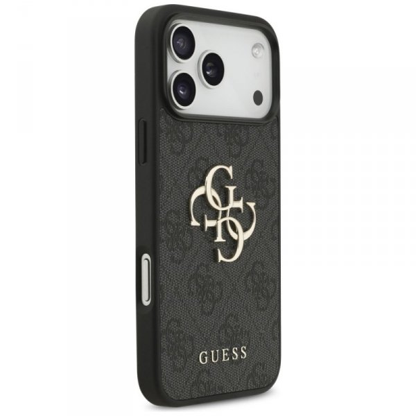 Etui Guess 4G Strap 4G Classic Logo do   iPhone 17 Pro Max czarny
