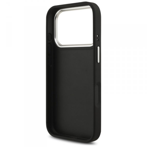 Etui Guess Grained Big 4G Classic Logo   do iPhone 17 Pro czarny