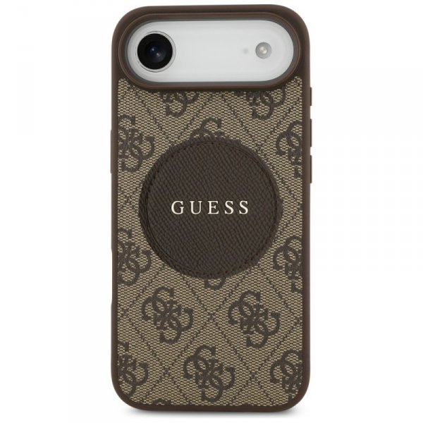 Etui Guess 4G Circle Classic Logo        MagSafe do iPhone Air brązowy