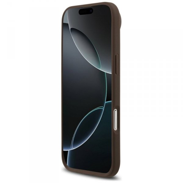 Etui Guess 4G Circle Classic Logo        MagSafe do iPhone Air brązowy