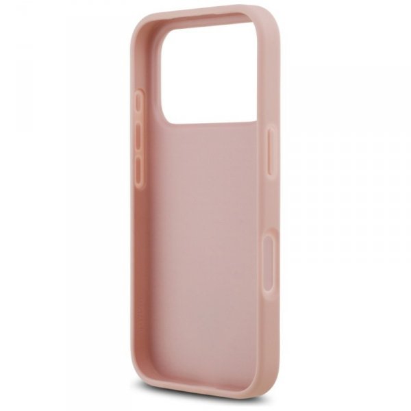 Etui Guess Rhinestone Triangle Logo do   iPhone 17 Pro różowy