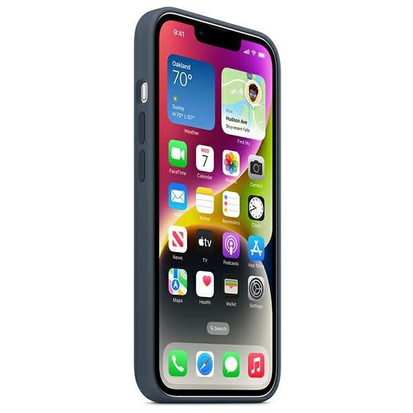 Etui Apple MPT53ZM/A iPhone 14 Plus / 15 Plus 6.7&quot; MagSafe niebieski/storm blue Silicone Case