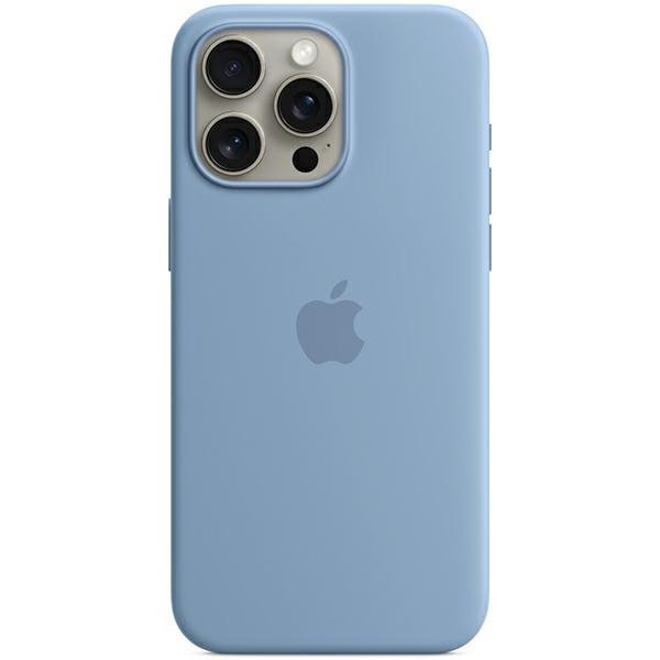 Etui Apple MT1L3ZM/A iPhone 15 Pro 6.1&quot; MagSafe zimowy błękit/winter blue Silicone Case