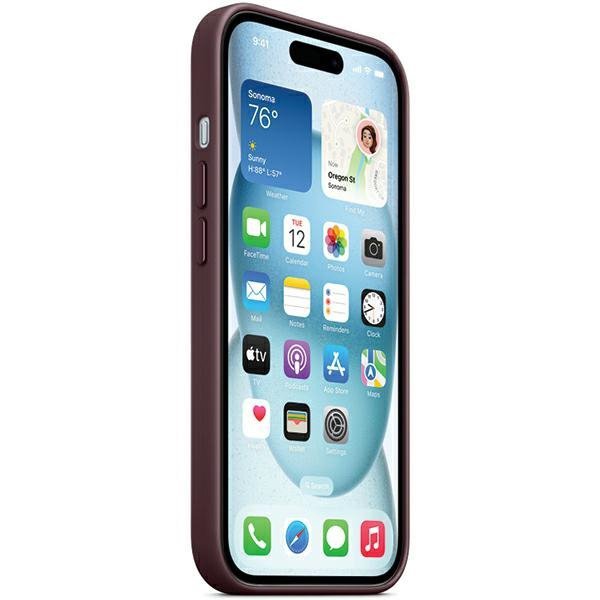 Etui Apple MT4A3ZM/A iPhone 15 Plus / 14 Plus 6.7&quot; MagSafe czerwona morwa/mulberry FineWoven Case
