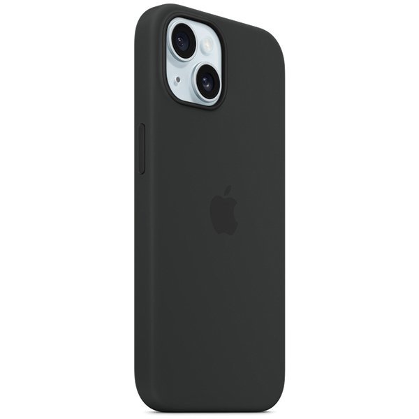 Etui Apple MT0J3ZM/A iPhone 15 / 14 / 136.1&quot; MagSafe czarny/black Silicone Case