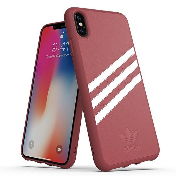 Adidas OR Moulded PU SUEDE iPhone Xs Max różowy/pink 32821