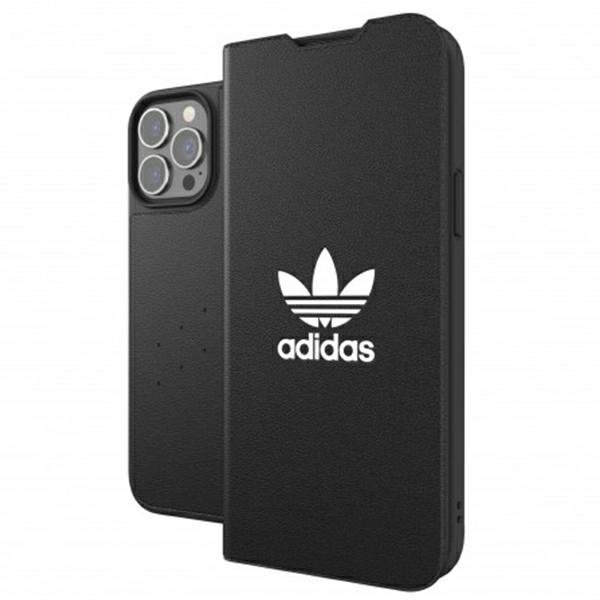 Adidas OR Booklet Case BASIC iPhone 13 Pro Max 6,7&quot; czarno biały/black white 47127