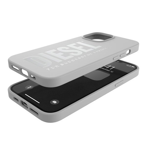 Diesel Silicone Case iPhone 12 Pro Max biały/white 44283