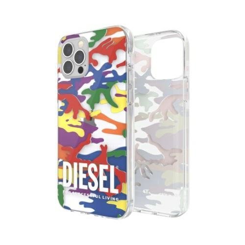 Diesel Clear Case Pride Camo AOP iPhone 12 Pro Max multikolor/colorful 44333