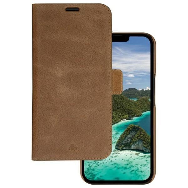 Etui dbramante 1928 Lynge 2w1 Wallet do  iPhone 14 Pro brązowy/brown