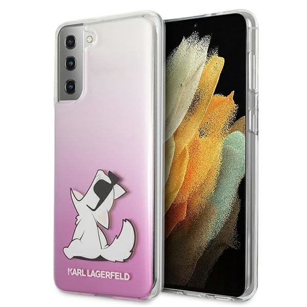 Karl Lagerfeld KLHCS21MCFNRCPI S21+ G996hardcase różowy/pink Choupette Fun