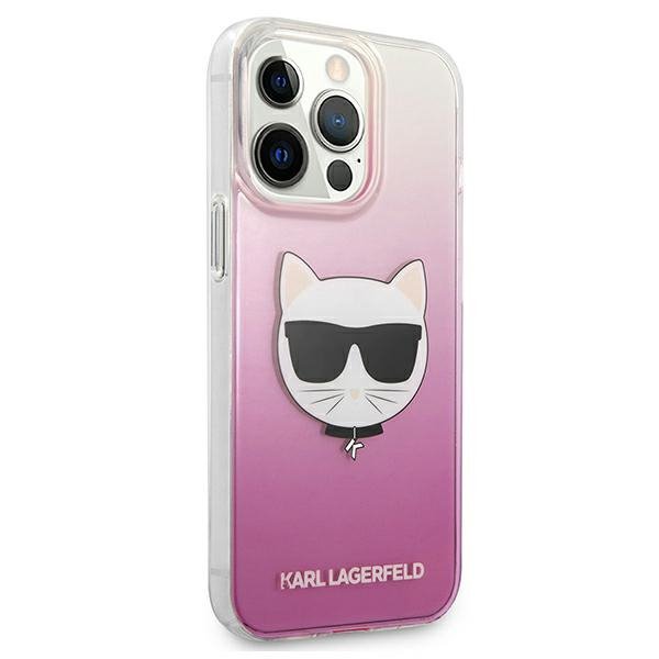 Karl Lagerfeld KLHCP13XCTRP iPhone 13 Pro Max 6,7&quot; hardcase różowy/pink Choupette Head