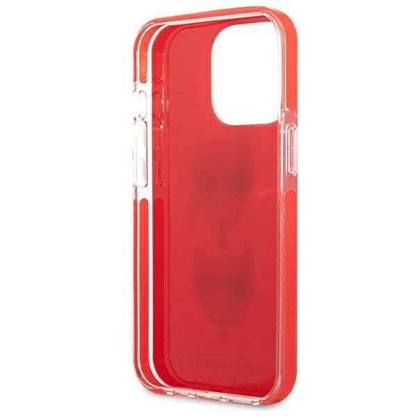 Karl Lagerfeld KLHCP13LTPE2TR iPhone 13Pro / 13 6,1&quot; hardcase czerwony/red Karl&Choupette Head