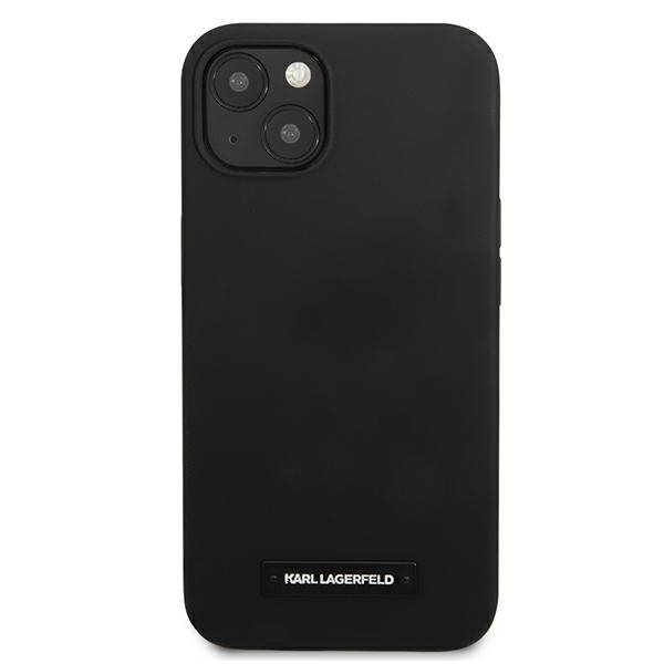 Karl Lagerfeld KLHCP13SSLMP1K iPhone 13 mini 5,4&quot; hardcase czarny/black Silicone Plaque