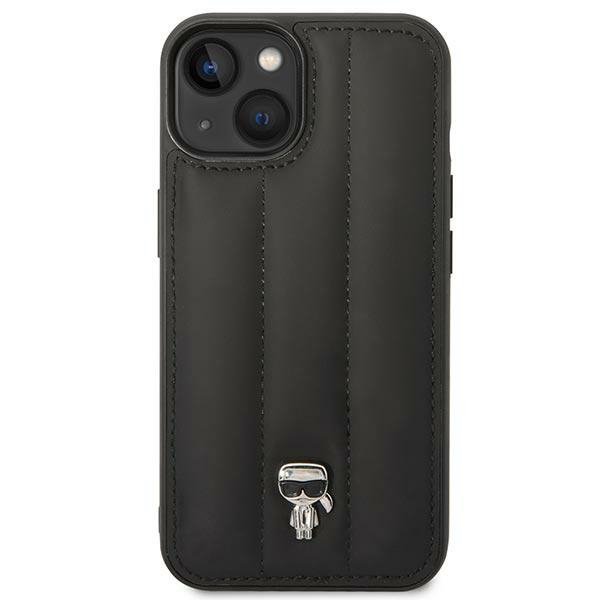Karl Lagerfeld KLHCP14MPSQPK iPhone 14 Plus / 15 Plus 6,7&quot; hardcase czarny/black Puffy Ikonik Pin