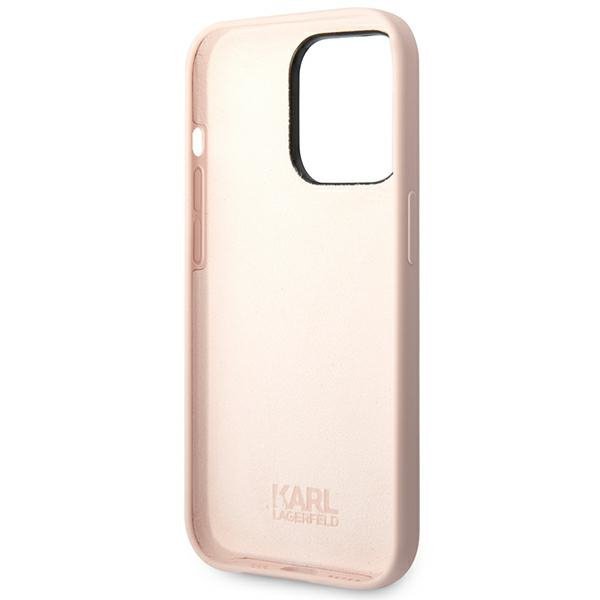 Karl Lagerfeld KLHCP14XSLCTPI iPhone 14 Pro Max 6,7&quot; hardcase jasnoróżowy/light pink Silicone Choupette Body