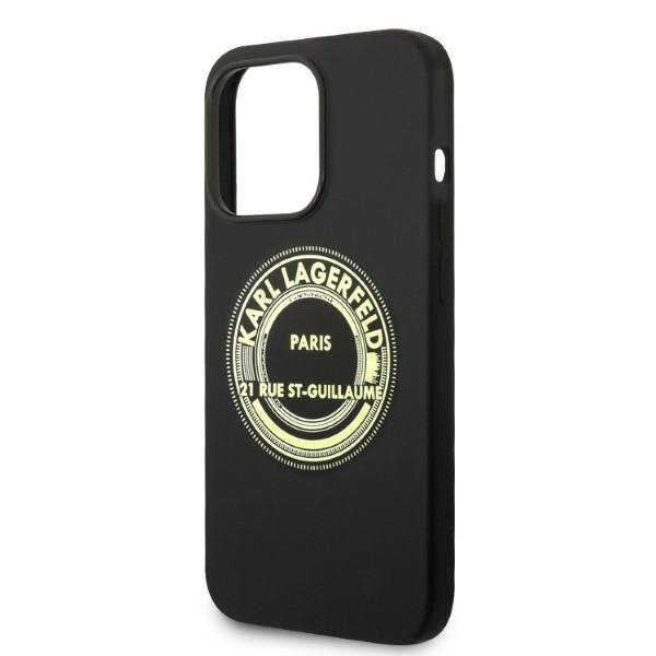 Karl Lagerfeld KLHCP14LSRSGRCK iPhone 14 Pro 6,1&quot; hardcase czarny/black Silicone RSG