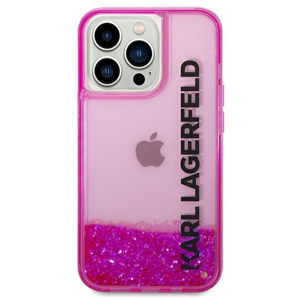 Karl Lagerfeld KLHCP14XLCKVF iPhone 14 Pro Max 6,7&quot; różowy/pink hardcase Liquid Glitter Elong