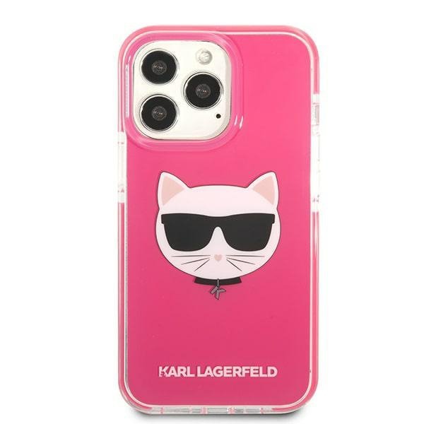 Karl Lagerfeld KLHCP13XTPECPI iPhone 13 Pro Max 6,7&quot; hardcase fuksja/fuschia Choupette Head