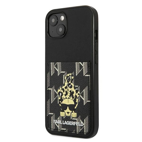 Karl Lagerfeld KLHCP13MCANCNK iPhone 13 / 14 / 15 6,1&quot; hardcase czarny/black Karlimals Cardslot