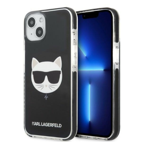 Karl Lagerfeld KLHCP13STPECK iPhone 13 mini 5,4&quot; hardcase czarny/black Choupette Head